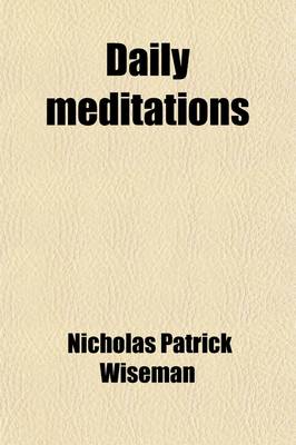 Book cover for Daily Meditations