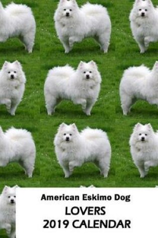 Cover of American Eskimo Dog Lovers 2019 Calendar