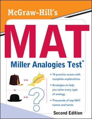 Book cover for McGraw-Hill's MAT Miller Analogies Test, Second Edition