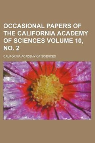 Cover of Occasional Papers of the California Academy of Sciences Volume 10, No. 2