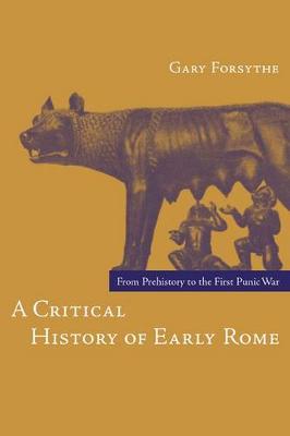 Book cover for A Critical History of Early Rome