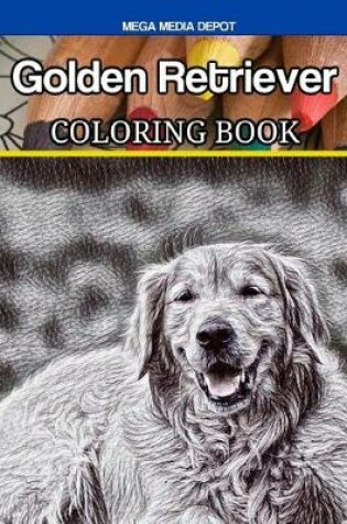 Cover of Golden Retriever Coloring Book