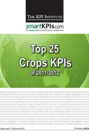 Cover of Top 25 Crops KPIs of 2011-2012