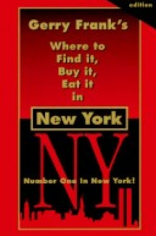 Cover of Where to Find It Buy It