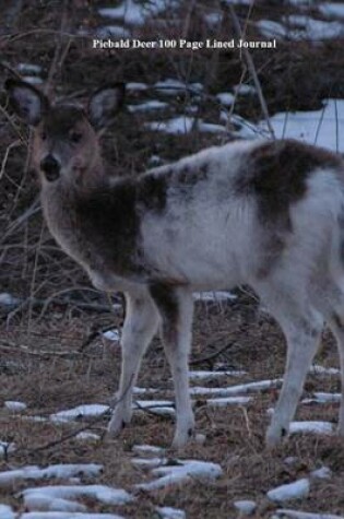 Cover of Piebald Deer 100 Page Lined Journal