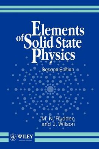Cover of Elements of Solid State Physics