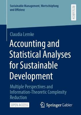 Cover of Accounting and Statistical Analyses for Sustainable Development