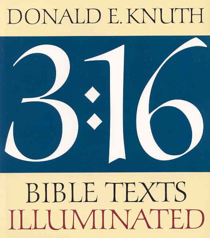 Book cover for 3:16 - Bible Texts Illuminated