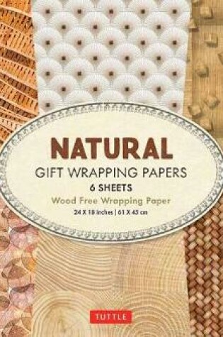 Cover of All Natural Gift Wrapping Papers 6 sheets