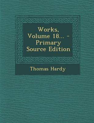 Book cover for Works, Volume 18... - Primary Source Edition