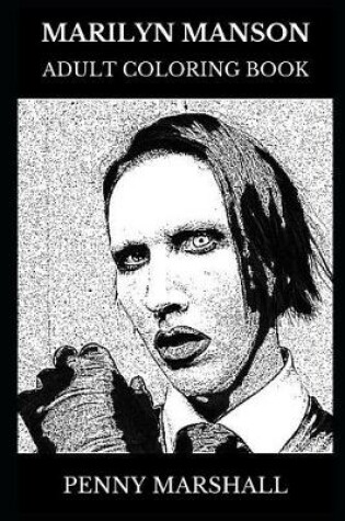 Cover of Marilyn Manson Adult Coloring Book