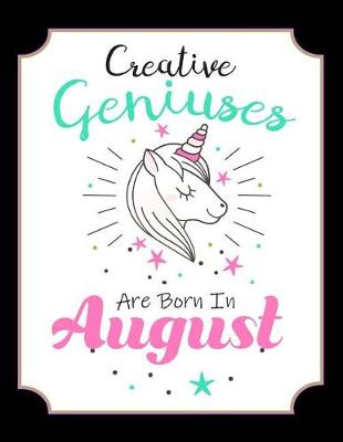 Book cover for Creativr Geniuses Are Born In August