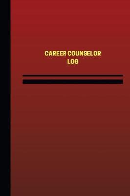 Book cover for Career Counselor Log (Logbook, Journal - 124 pages, 6 x 9 inches)