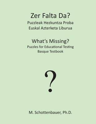 Book cover for Zer Falta Da? Puzzleak Hezkuntza Proba