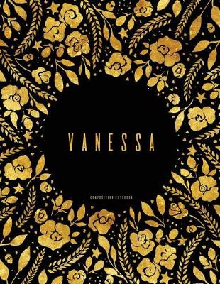 Book cover for Composition Notebook. Vanessa