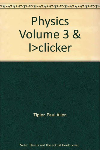 Book cover for Physics Volume 3 & I>clicker