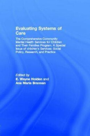 Cover of Evaluating Systems of Care