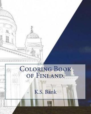 Book cover for Coloring Book of Finland.