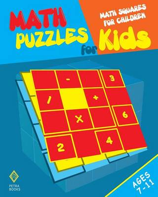 Book cover for Math Puzzles for Kids