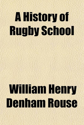 Book cover for A History of Rugby School