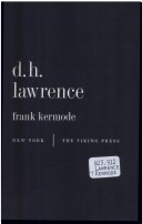 Book cover for D. H. Lawrence