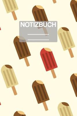 Book cover for Notizbuch A5 Muster Eis Ice Cream