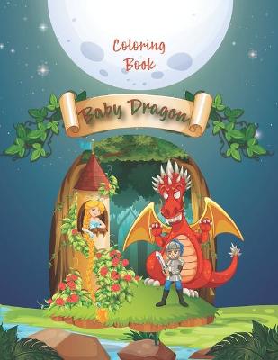 Book cover for Baby Dragon Coloring Book