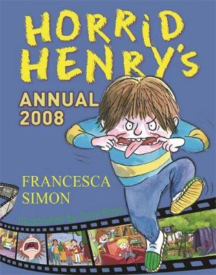 Book cover for Horrid Henry's Annual 2008
