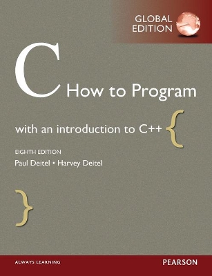 Book cover for C How to Program, Global Edition