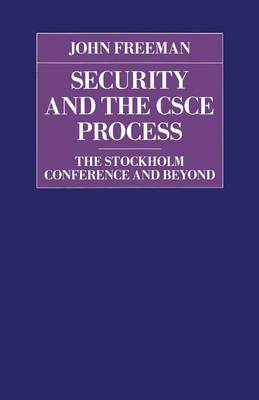 Cover of Security and the CSCE Process