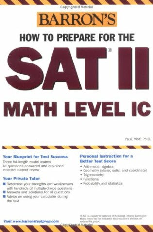 Cover of How to Prepare for the SAT II Math Level IC