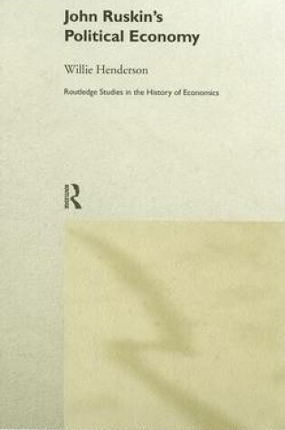 Cover of John Ruskin's Political Economy