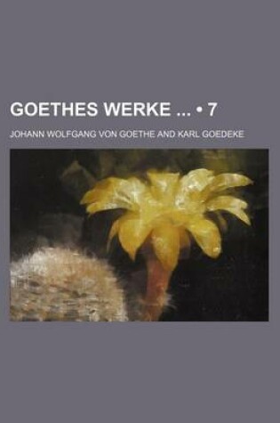 Cover of Goethes Werke (7)