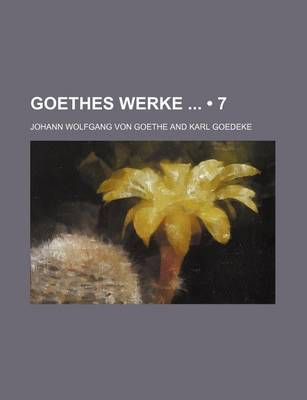 Book cover for Goethes Werke (7)