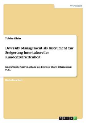 Book cover for Diversity Management ALS Instrument Zur Steigerung Interkultureller Kundenzufriedenheit