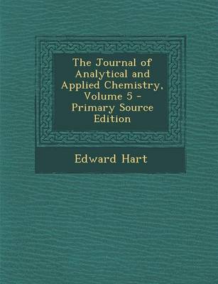 Book cover for Journal of Analytical and Applied Chemistry, Volume 5