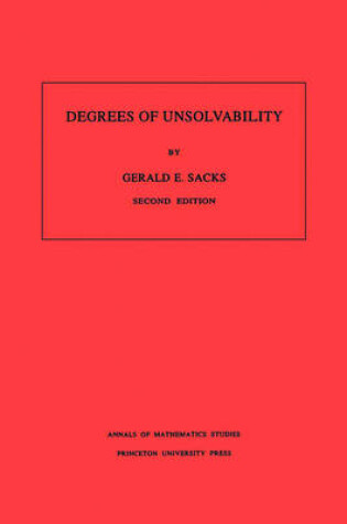 Cover of Degrees of Unsolvability. (AM-55)