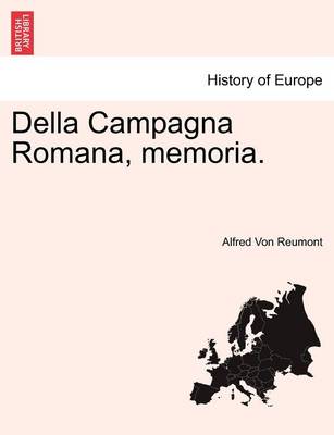 Book cover for Della Campagna Romana, Memoria.