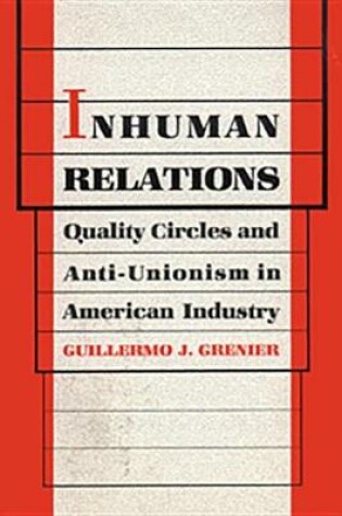 Cover of Inhuman Relations