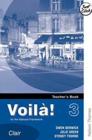 Cover of Voila! 3 Clair Lower Teacher's Book