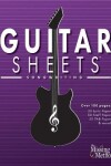Book cover for Guitar Sheets Songwriting Journal