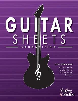 Cover of Guitar Sheets Songwriting Journal