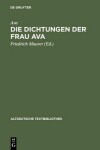 Book cover for Die Dichtungen der Frau Ava