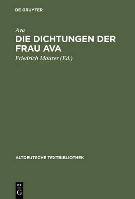 Book cover for Die Dichtungen der Frau Ava