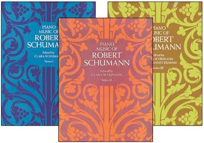 Book cover for Piano Music of Robert Schumann - 3 volume set