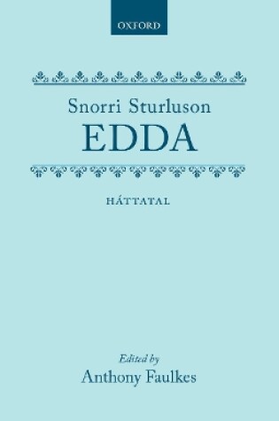 Cover of Edda Hattatal Snorri Sturluson