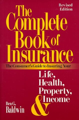 Cover of Complete Book of Insurance