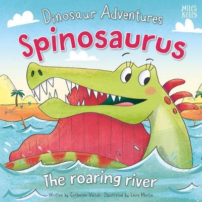 Book cover for Dinosaur Adventures: Spinosaurus – The roaring river