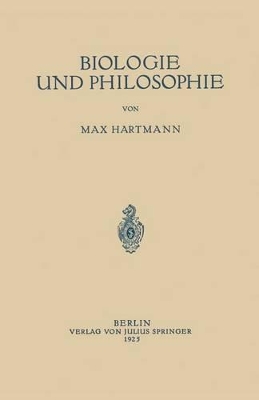 Cover of Biologie Und Philosophie