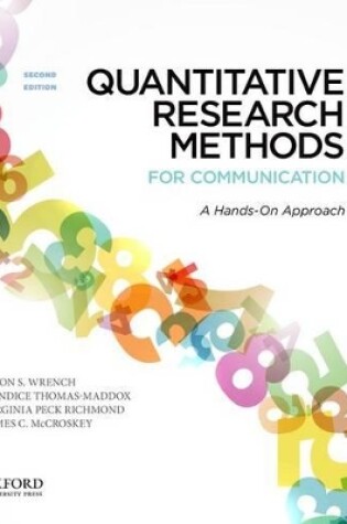Cover of Quantitative Research Methods for Communication